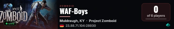 WAF-Boys live status badge