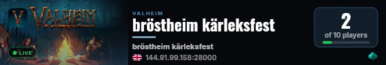 bröstheim kärleksfest live status badge