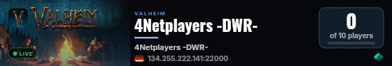 4Netplayers -DWR- live status badge