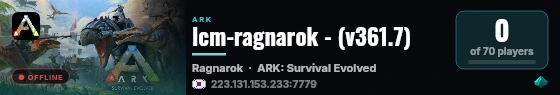 lcm-ragnarok - (v361.7) live status badge