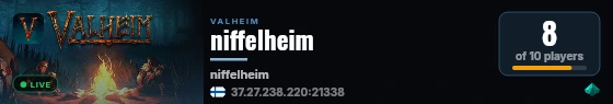 niffelheim live status badge