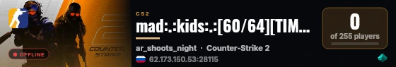 mad:.:kids:.:[60/64][TIMELFET:44m] live status badge