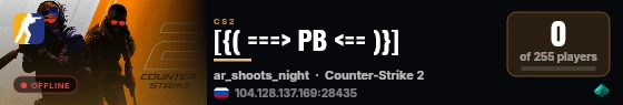 [{( ===> PB <== )}] live status badge