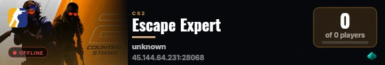 Escape Expert live status badge