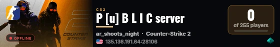 P [u] B L I C server live status badge