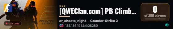 [QWEClan.com] PB Climb #1 Easy [Tier1-2] | GLOBAL | live status badge