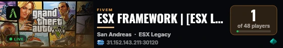 ESX FRAMEWORK | [ESX Legacy] live status badge