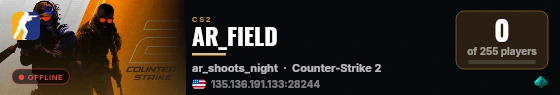 AR_FIELD live status badge
