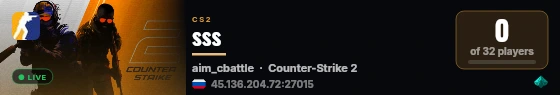 sss live status badge