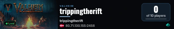 trippingtherift live status badge