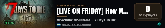 [LIVE ON FRIDAY] How Many Days Does It Take To Die - Undead Leg live status badge