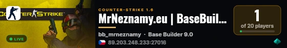 MrNeznamy.eu | BaseBuilder [FREE SVIP] live status badge
