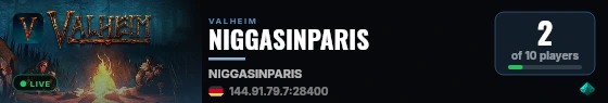 NIGGASINPARIS live status badge