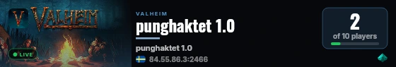 punghaktet 1.0 live status badge