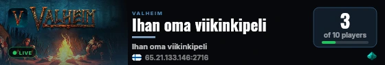 Ihan oma viikinkipeli live status badge