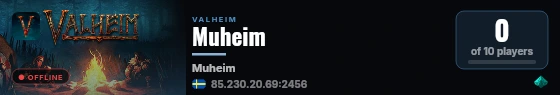 Muheim live status badge