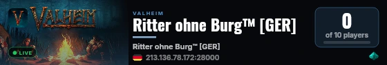 Ritter ohne Burg™ [GER] live status badge