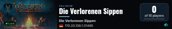Die Verlorenen Sippen live status badge
