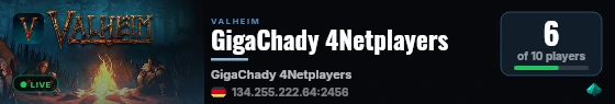GigaChady 4Netplayers live status badge