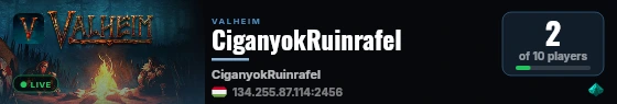 CiganyokRuinrafel live status badge