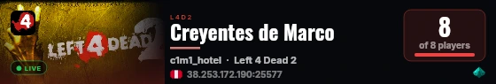 Creyentes de Marco live status badge