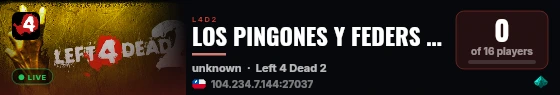 LOS PINGONES Y FEDERS DE LEFT | Causa Server live status badge