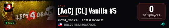 [AoC] [CL] Vanilla #5 | Enfrentamiento live status badge