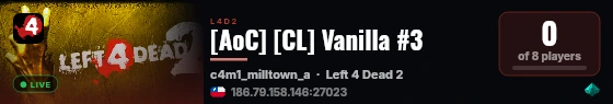 [AoC] [CL] Vanilla #3 live status badge