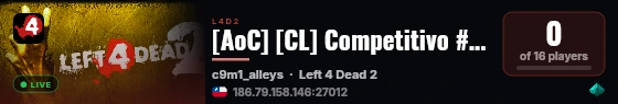 [AoC] [CL] Competitivo #12 live status badge