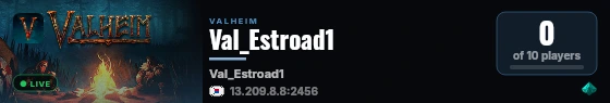 Val_Estroad1 live status badge