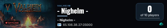 - Nighelm - live status badge