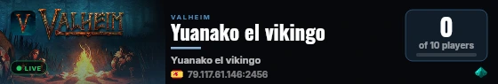Yuanako el vikingo live status badge