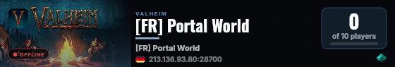 [FR] Portal World live status badge