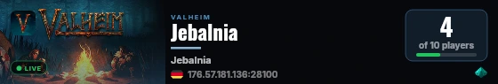 Jebalnia live status badge