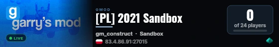 [PL] 2021 Sandbox live status badge