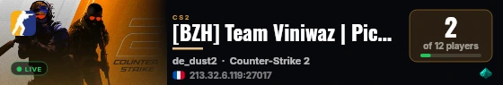 [BZH] Team Viniwaz | PickUp | by OVHcloud live status badge