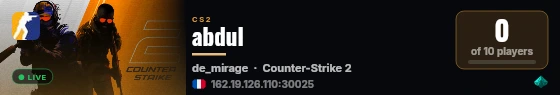 abdul live status badge