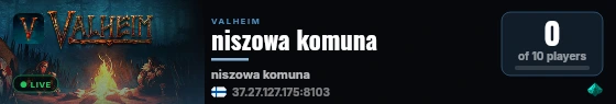 niszowa komuna live status badge