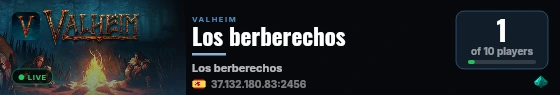 Los berberechos live status badge