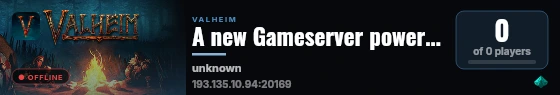 A new Gameserver powered by Host-Unlimited.de live status badge
