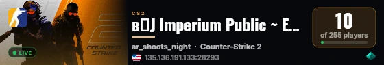 вЈ Imperium Public ~ Escape рџ§џ !Store | !Case @ live status badge