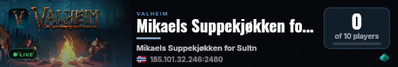 Mikaels Suppekjøkken for Sultne Eiriker live status badge