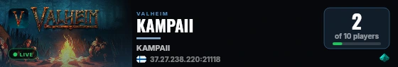 KAMPAII live status badge