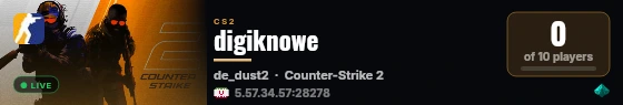 digiknowe live status badge