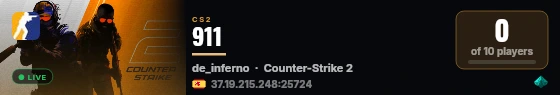 911 live status badge