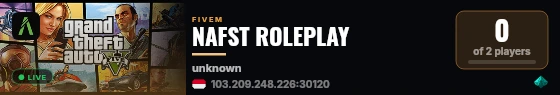 NAFST ROLEPLAY live status badge