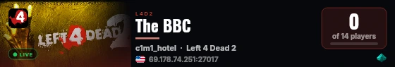 The BBC live status badge