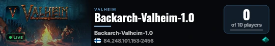 Backarch-Valheim-1.0 live status badge