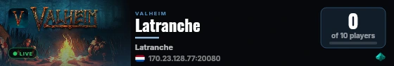 Latranche live status badge