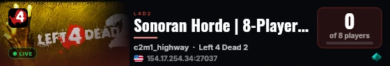 Sonoran Horde | 8-Player Co-op | Shared Supplies live status badge